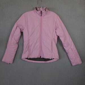 Salomon Jacket Girls Small Pink Ski Snowboard Winter Coat Full Zip Outerwear